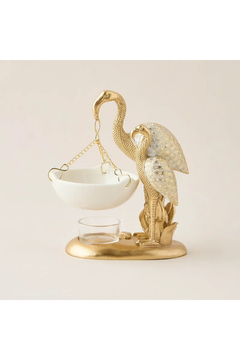 لايف ستايل Crane of Serenity Oil Burner - 14x8x18 cms